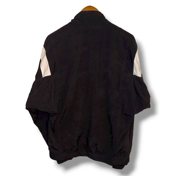 Fred Perry Black Nylon Performance Full-Zip Track Jacket Sz M - Picture 4 of 4